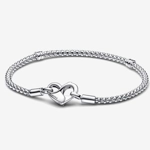 Pandora Moments Studded Chain BraceletSterling silver 592453c00 NWT